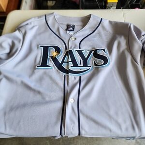 Majestic Longoria (Tampa Rays) Jersey